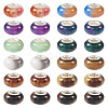 66Pcs 11 Colors Rondelle Resin European Beads RPDL-TA0001-01-9