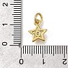 Brass Micro Pave Cubic Zirconia Pendants ZIRC-I070-017G-3