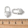 Brass Lobster Claw Clasps KK-F893-12P-01-3