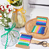 6 Yards 6 Colors Polyester Wavy Fringe Trim Ribbon OCOR-WH0080-44A-5