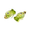 Handmade Dichroic Foil Lampwork Pendants X1-DICH-G001-01G-06-2