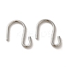 Non-Tarnish 304 Stainless Steel S-Hook Clasp STAS-C085-03E-P-1
