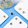 6Pcs 3 Colors 316 Stainless Steel Ear Tunnels Plugs Gauges STAS-UN0034-11D-4