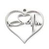 Non-Tarnish 304 Stainless Steel Pendants STAS-G251-08P-2