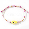 Handmade Porcelain Fish Charm Adjustabale Bracelets XD8221-3-1