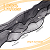 2Pcs 2 Colors Three Layer Organza Lace Trim Fabric DIY-PH0021-43-2