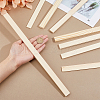 DICOSMETIC 8Pcs 4 Styles Wood Rolling Mud Stick Guides WOOD-DC0001-20-3