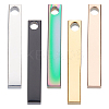 5Pcs 5 Colors PVD Vacuum Plating 304 Stainless Steel Pendants STAS-SC0002-15-1
