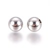 Non-Tarnish 202 Stainless Steel Cord End Caps STAS-L216-08B-P-2