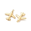 304 Stainless Steel Pendants STAS-F360-06G-2