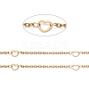 Ion Plating(IP) 304 Stainless Steel Heart Link Cable Chains STAS-P254-16G-2