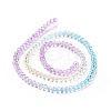 Transparent Glass Beads Strands GLAA-L045-01B-02-5