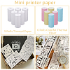 3 Sets 2 Styles Direct Thermal Paper Roll DIY-CP0010-89-5