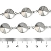 304 Stainless Steel Rhinestone Cup Chains CHS-K023-08B-P-3