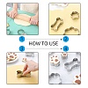 Tarnish Resistant 304 Stainless Steel Christmas Cookie Cutters DIY-E012-73-2