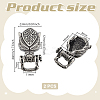 1Pc Brass Wolf Shackle Clasps KK-GA0002-23A-2