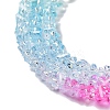 Transparent Glass Bead Strands GLAA-H023-03K-4