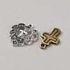 100Pcs Tibetan Style Alloy Pendants FIND-WH0148-725-2