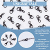 30Pcs 3 Styles 304 Stainless Steel Lobster Claw Clasps STAS-UN0050-14-5