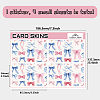 Rectangle PVC Plastic Waterproof Card Stickers DIY-WH0432-352-2