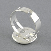 Adjustable Brass Pad Ring Settings X-MAK-S017-16mm-JN002S-2