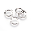 Tarnish Resistant 304 Stainless Steel Saw Cut Open Jump Rings STAS-P212-25P-18-1