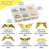 105Pcs Tibetan Style Alloy Beads TIBEB-FS0001-09-4