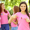 160Pcs 10 Colors Breast Cancer Awareness Pink Ribbon Enamel Pin JEWB-FH0003-22-5