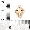 Brass Micro Pave Cubic Zirconia Pendants KK-D288-08G-3