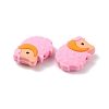 Sheeps Food Grade Eco-Friendly Silicone Beads SIL-WH0008-38A-2