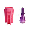 Ribbed Pillar Geometry Scented Candle Silicone Molds LS-DIY-G106-01E-1