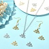 30Pcs 2 Colors 201 Stainless Steel Pendants RESI-SZ0003-21-5
