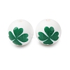 Food Grade Eco-Friendly Printed Silicone Beads SIL-A013-01A-28-1
