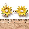 Alloy Enamel Pendants FIND-H016-01G-05-3