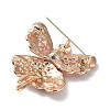 Alloy Pave Rhinestone Brooch JEWB-M035-08KCG-03-2