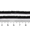 Natural Black Banded Agate(Dyed & Heated) Beads Strands G-C171-B02-02-5