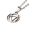 Non-Tarnish Stainless Steel Pendants Necklaces NJEW-K267-01H-P-1