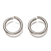 Non-Tarnish 304 Stainless Steel Open Jump Rings X-STAS-H136-06C-P-1