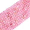 Natural Rose Quartz Beads Strands X-G-F591-04-6mm-6