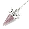 Natural Mixed Stone Cone Dowsing Pendulum Big Pendants G-C114-01P-4
