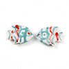 Handmade Porcelain Beads PORC-N009-08B-4