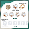 Alloy Cufflinks & 4-Hole Plastic Buttons HJEW-NB00251-2