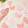 8Pcs Bowknot Decoration Paper Flag Banners AJEW-DC0003-25-3