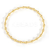 Brass Round Beads Stretch Jewelry for Women YN2620-3-1