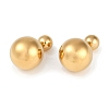 304 Stainless Steel Stud Earrings EJEW-D282-02G-02-1