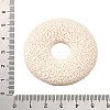 Natural Lava Rock Disc Big Pendants G-M203-12-3