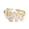 Love Finger Ring for Girl Women KK-C224-07G-2