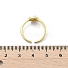 Brass Open Cuff Rings for Women RJEW-A061-02G-3