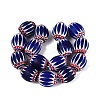 Handmade Millefiori Glass Barrel Beads LA-N002-18D-2