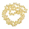 Electroplate Glass Beads Strands EGLA-D030-17-03-2